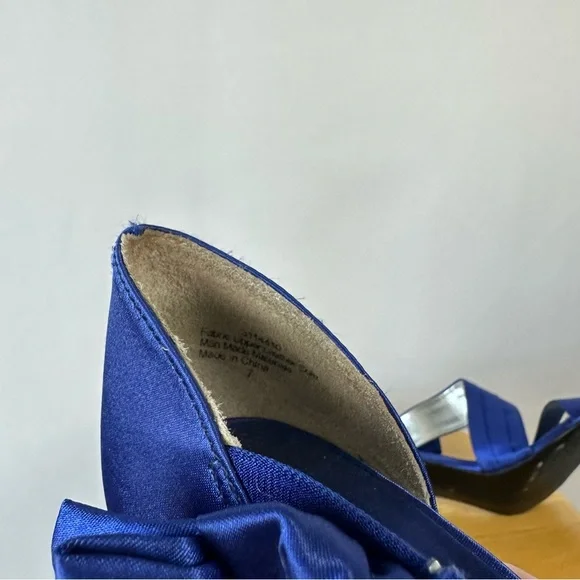 Blue Bow Bedazzled Heels - Picture 6 of 6